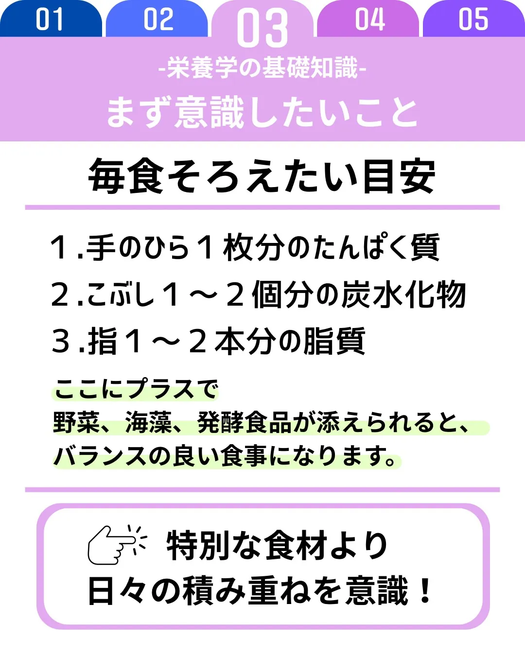 【栄養学の基礎知識】
