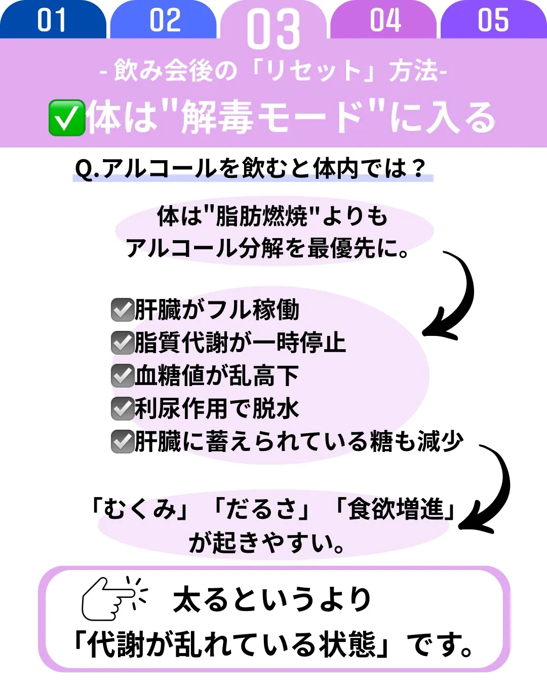 飲み会後は「抜く」より「整える」が基本。