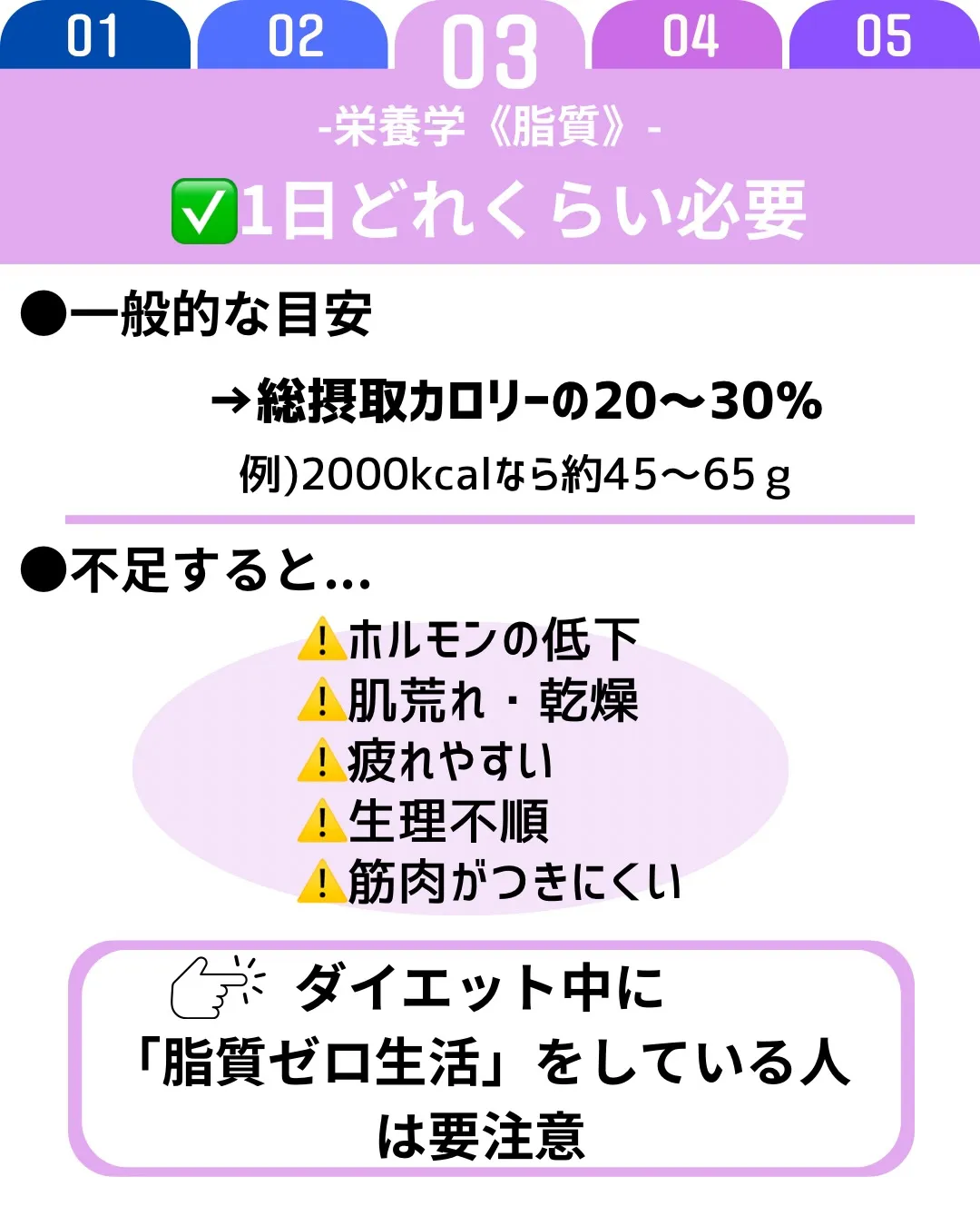 脂質は「太る原因」と思われがちですが、実は体に不可欠な三大栄...