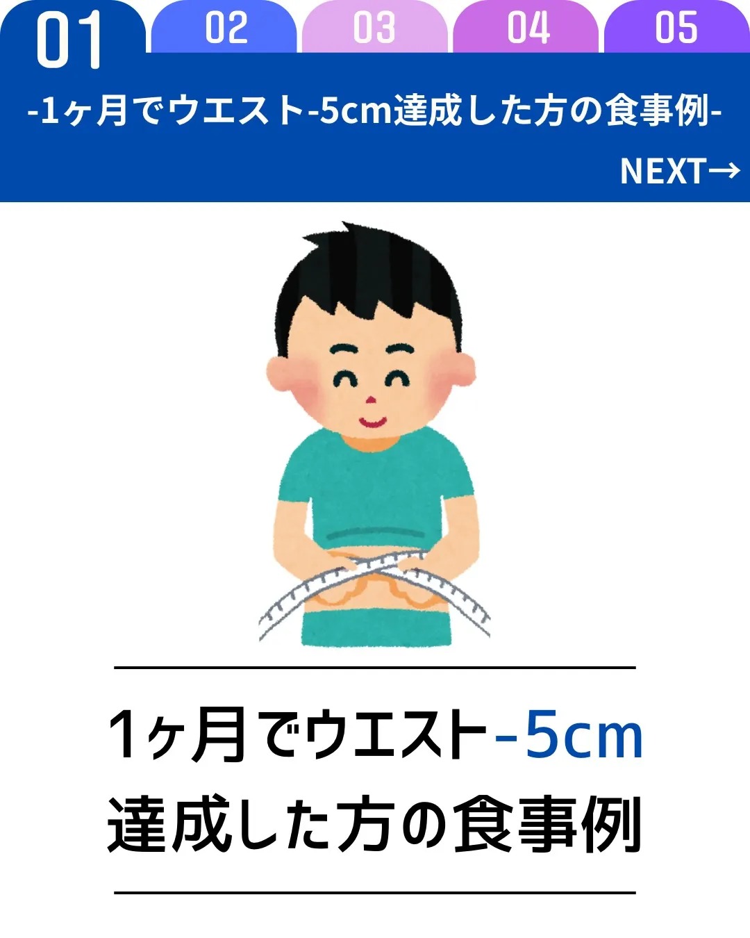 1ヶ月でウエスト−5cmを達成できた理由は、運動量よりもまず...