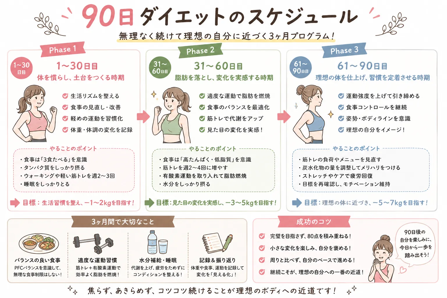 90日で理想のボディメイク！