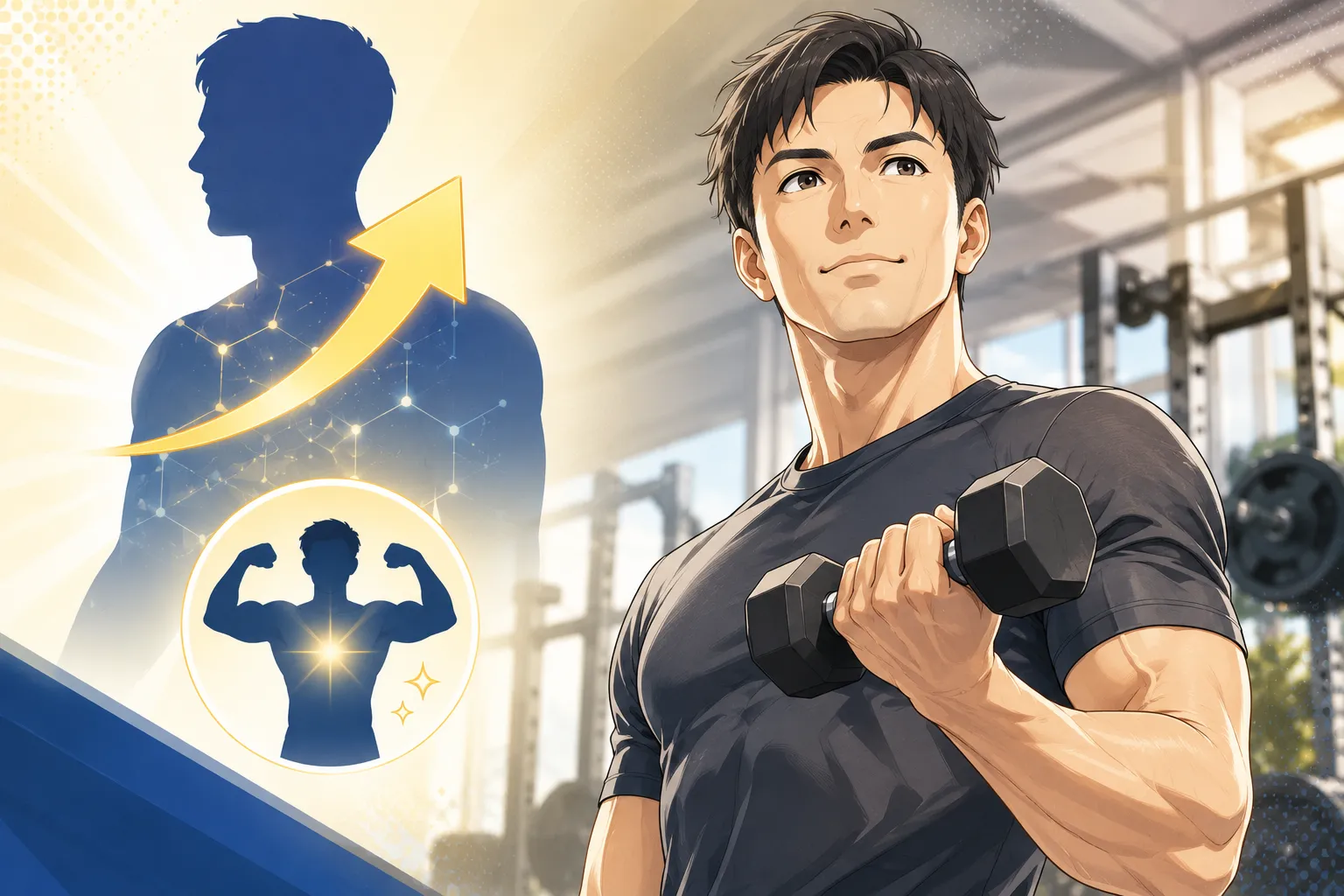 筋トレで男の活力アップ！テストステロンを高める習慣を解説