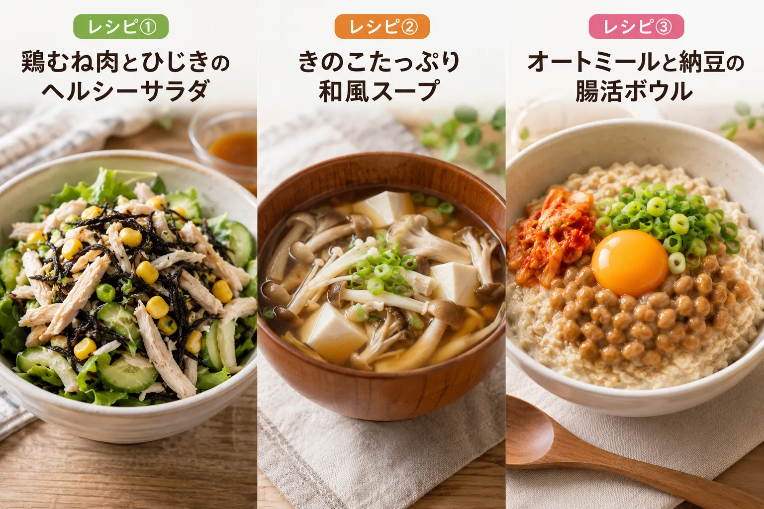 食物繊維たっぷりのダイエットレシピ！パーソナルジムの専属トレーナーが教える健康的な食事法