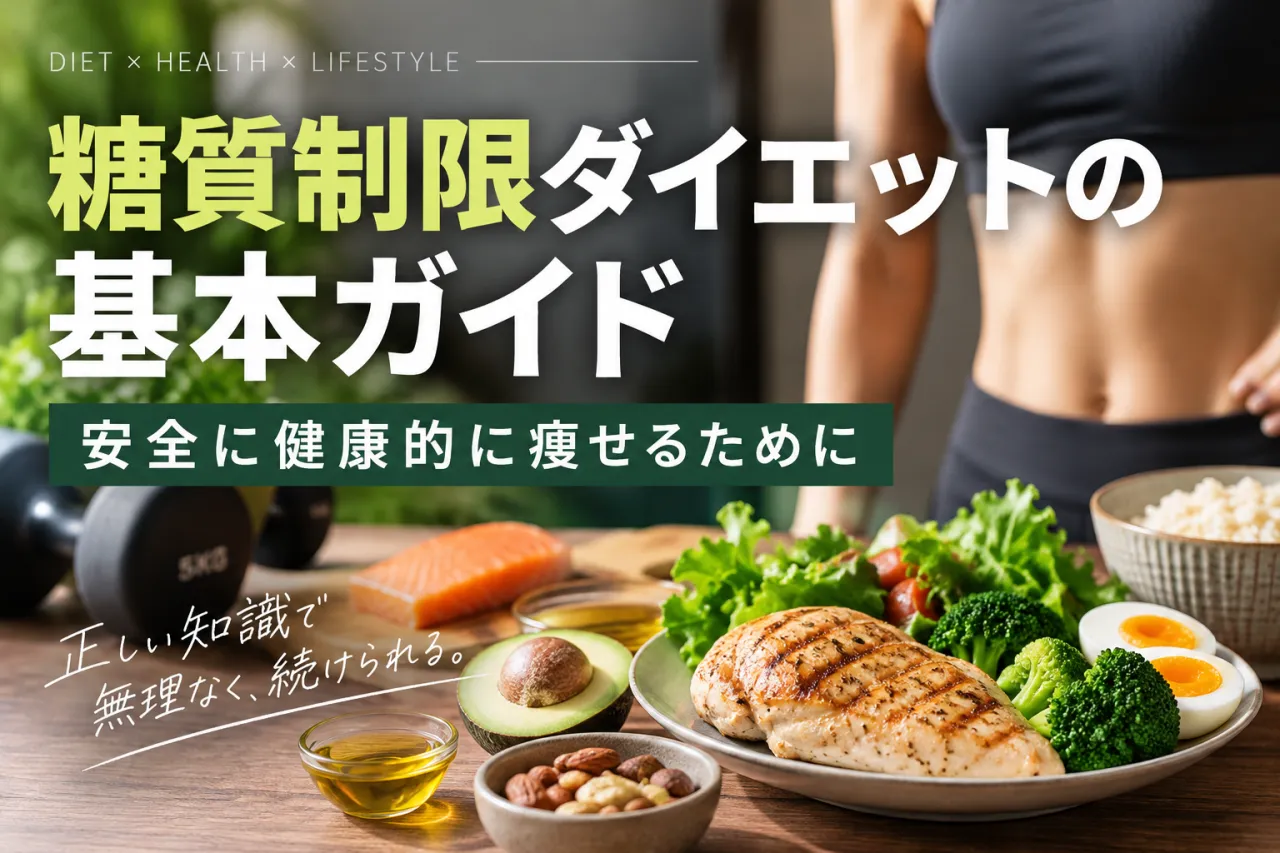 糖質制限ダイエットの基本ガイド：安全に健康的に痩せるために